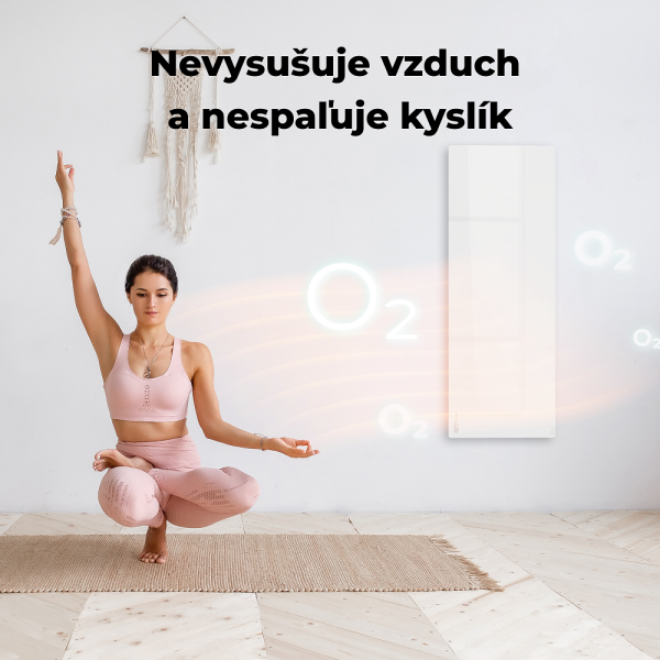 Úsporný a inteligentný ohrievač AENO Premium Eco – biely